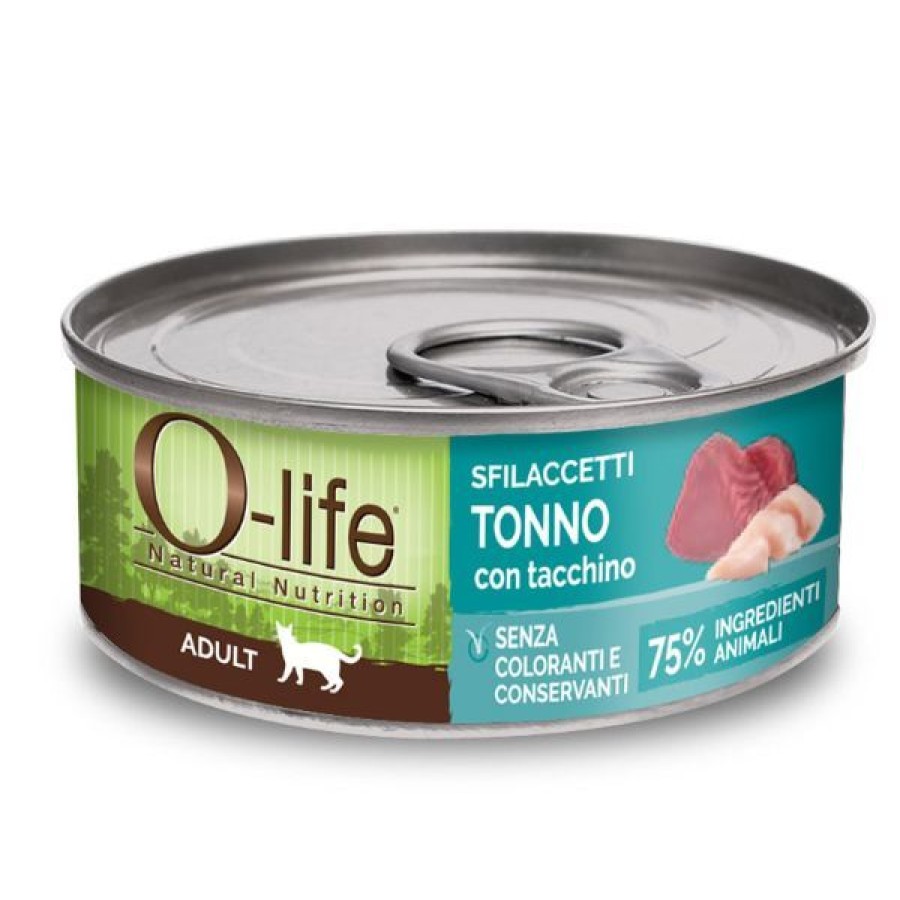Gatti O-Life | O-Life Cat Adult Sfilaccetti 70 Gr
