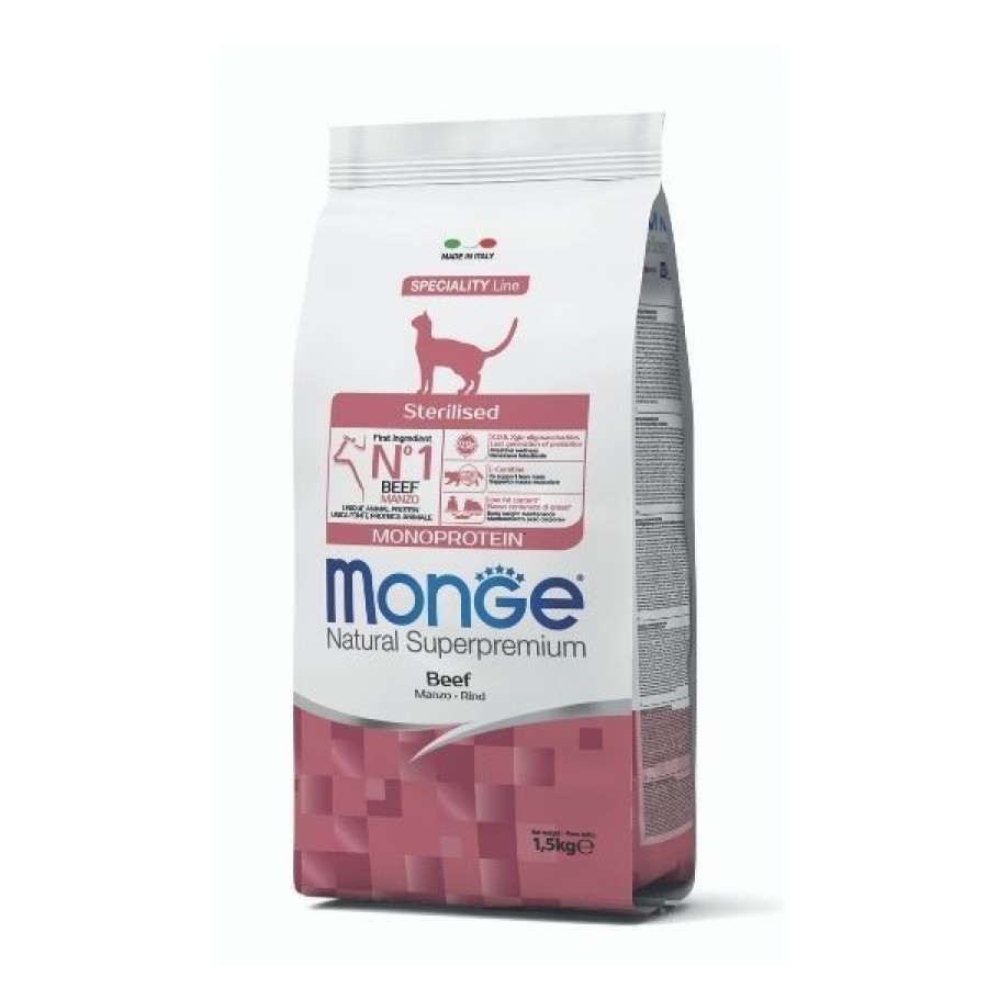 Gatti Monge Natural Superpremium | Monge Natural Superpremium Sterlised Manzo