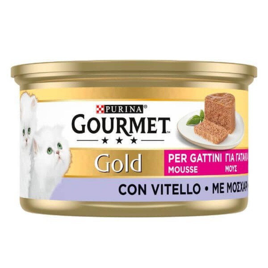 Gatti Gourmet | Purina Gourmet Gold Mousse Umido Gatto 85 Gr