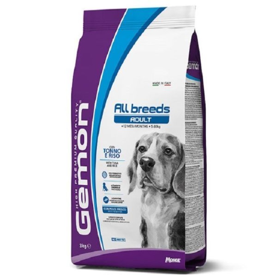 Cani Monge Gemon | Monge Gemon All Breeds Adult Con Tonno E Riso