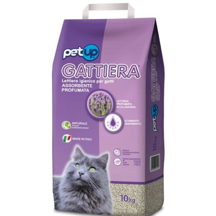Gatti PetUp | Lettiera Assorbente Naturale Profumata Gattiera Petup
