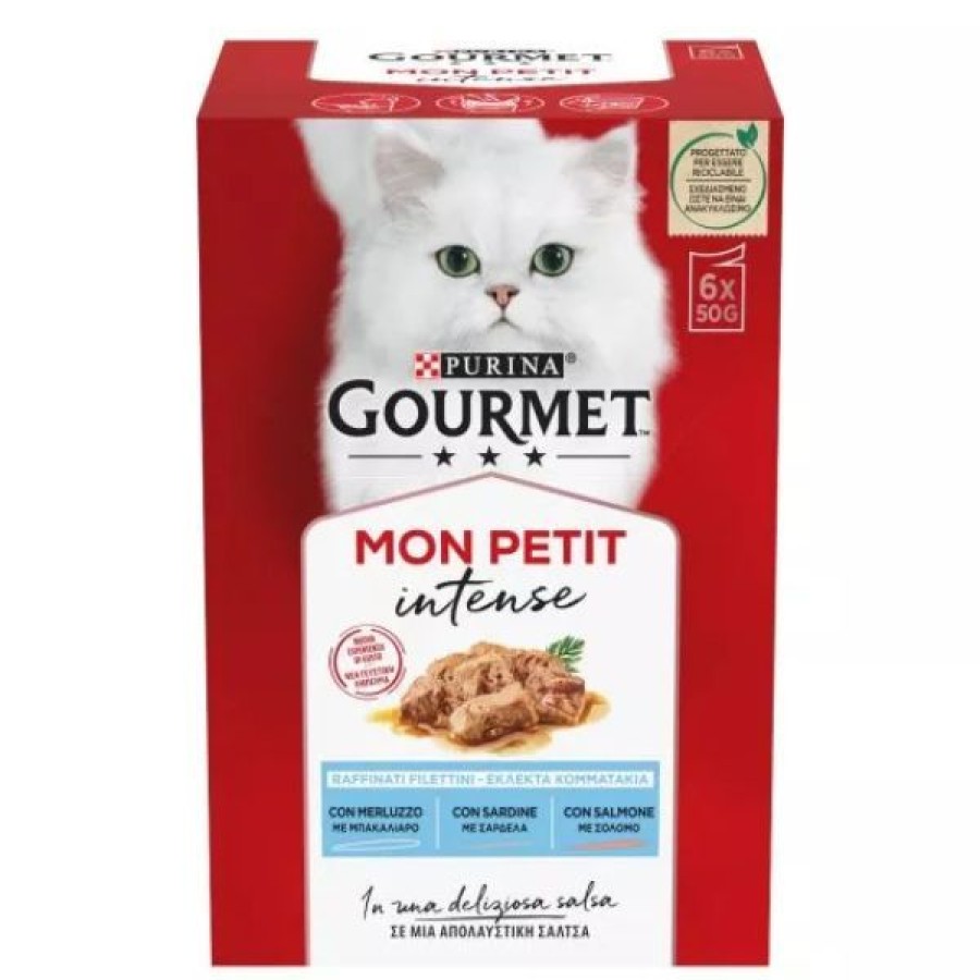 Gatti Gourmet | Purina Gourmet Mon Petite Intense Multipack 6 X 50 G