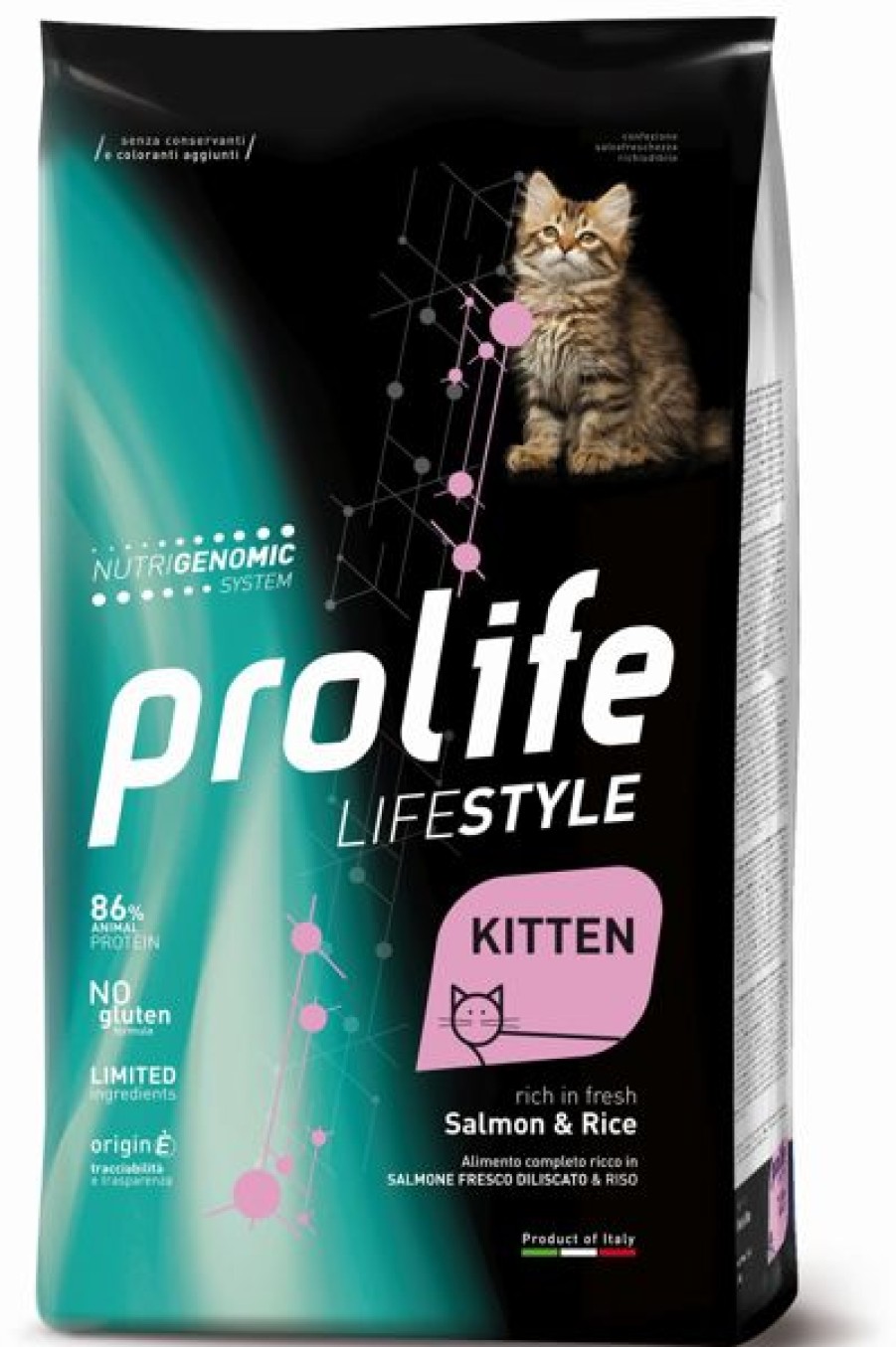 Gatti Prolife | Prolife Lifestyle Gatto Kitten Salmone E Riso