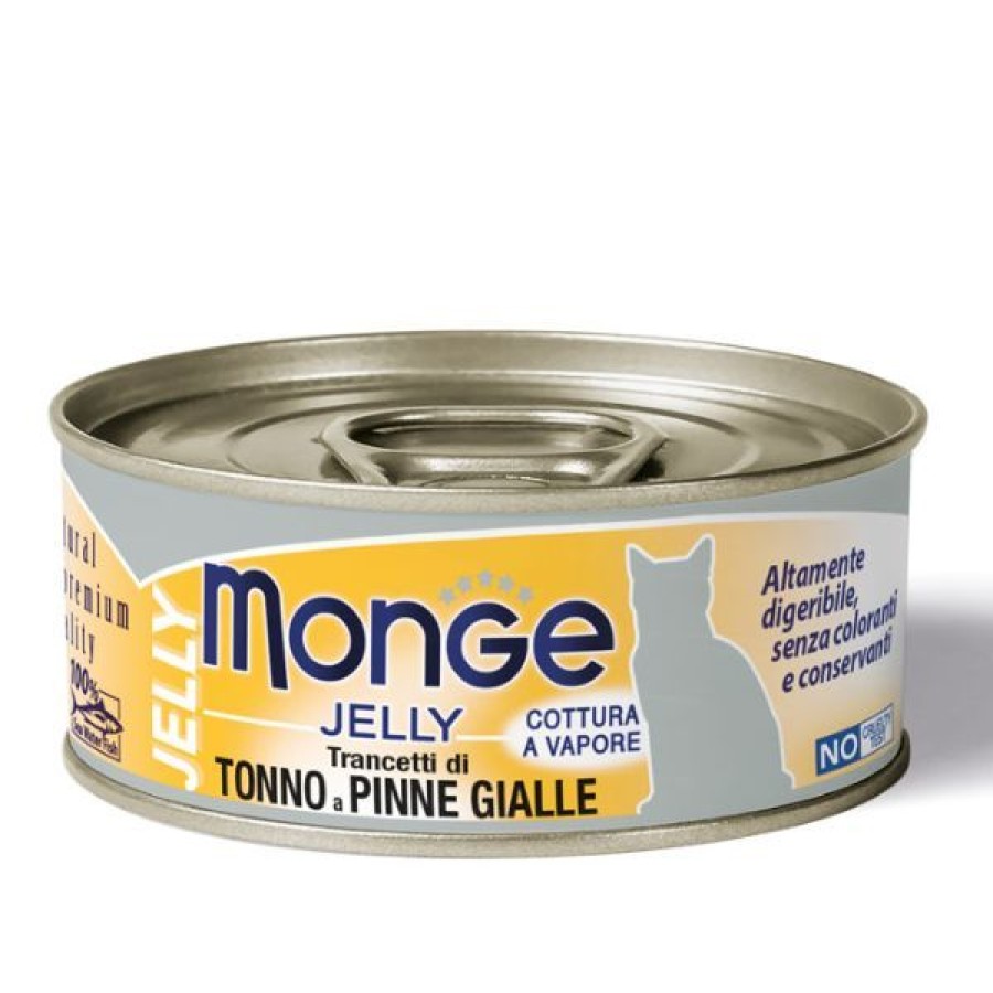 Gatti Monge Natural Superpremium | Monge Jelly Adult Cottura Al Vapore 80 Gr