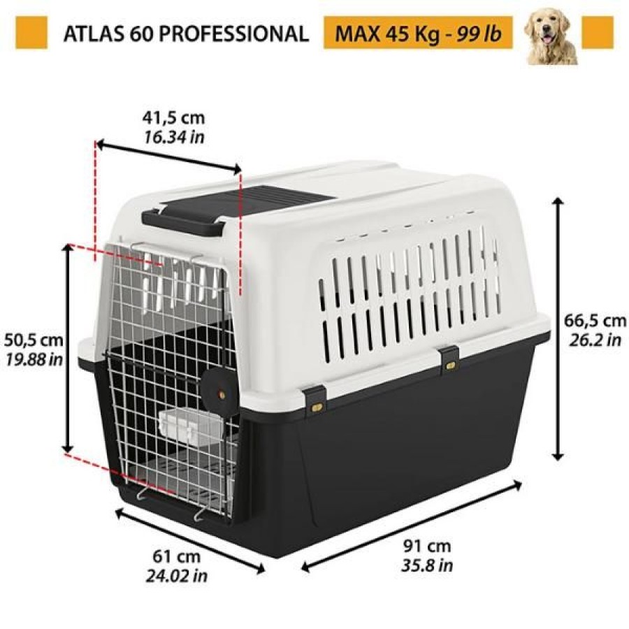 Cani Ferplast | Trasportino Per Cani Atlas Professional Ferplast