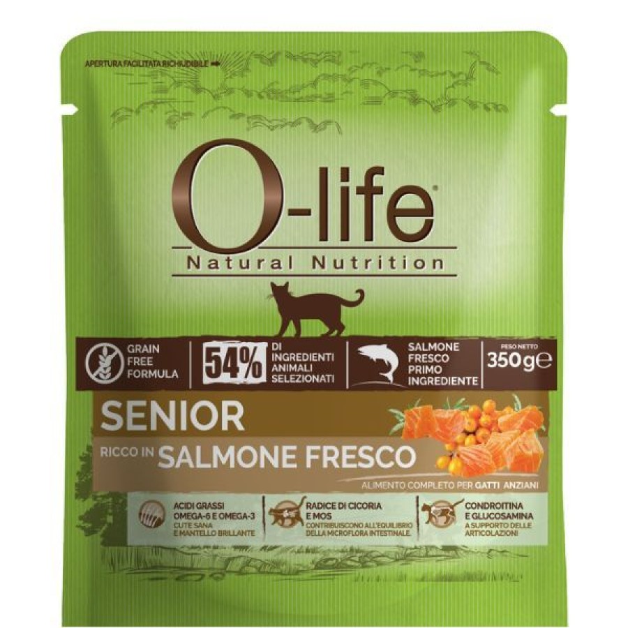 Gatti O-Life | O-Life Cat Senior Grain Free Salmone Fresco