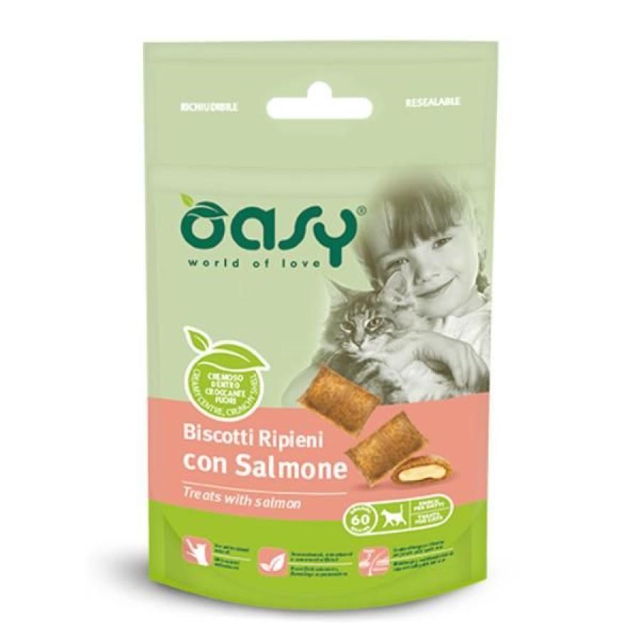 Gatti Oasy | Oasy Cat Biscotti Ripieni 60 Gr