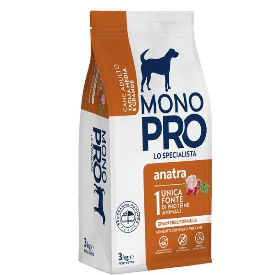 Cani Monopro lo Specialista | Monopro Lo Specialista Adult Medium/Large Grain Free Anatra